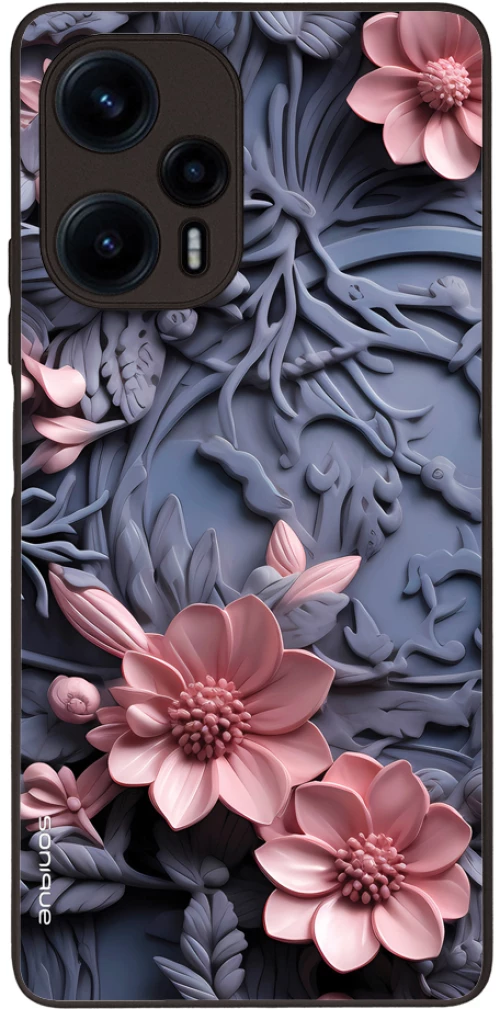 Θήκη Sonique 3D Flower Series για Xiaomi Poco F5 5G Ροζ 02