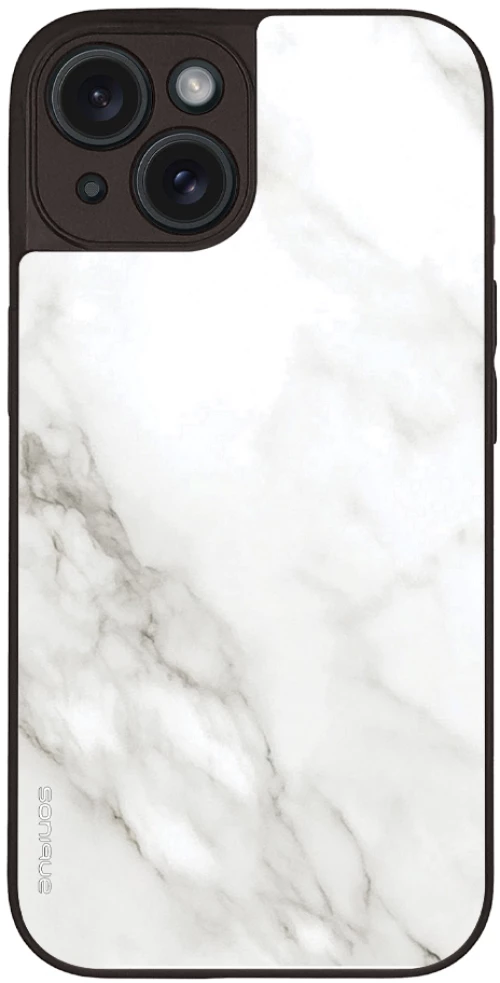 Θήκη Sonique Marble Series για Apple iPhone 15 Λευκό