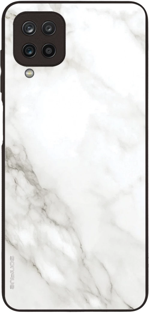 Θήκη Sonique Marble Series για Samsung Galaxy A12 Λευκό