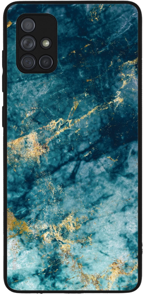Θήκη Sonique Marble Series για Samsung Galaxy A71 Μπλε