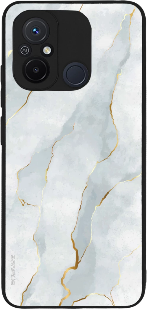 Θήκη Sonique Marble Series για Xiaomi Redmi 12C Λευκό 01