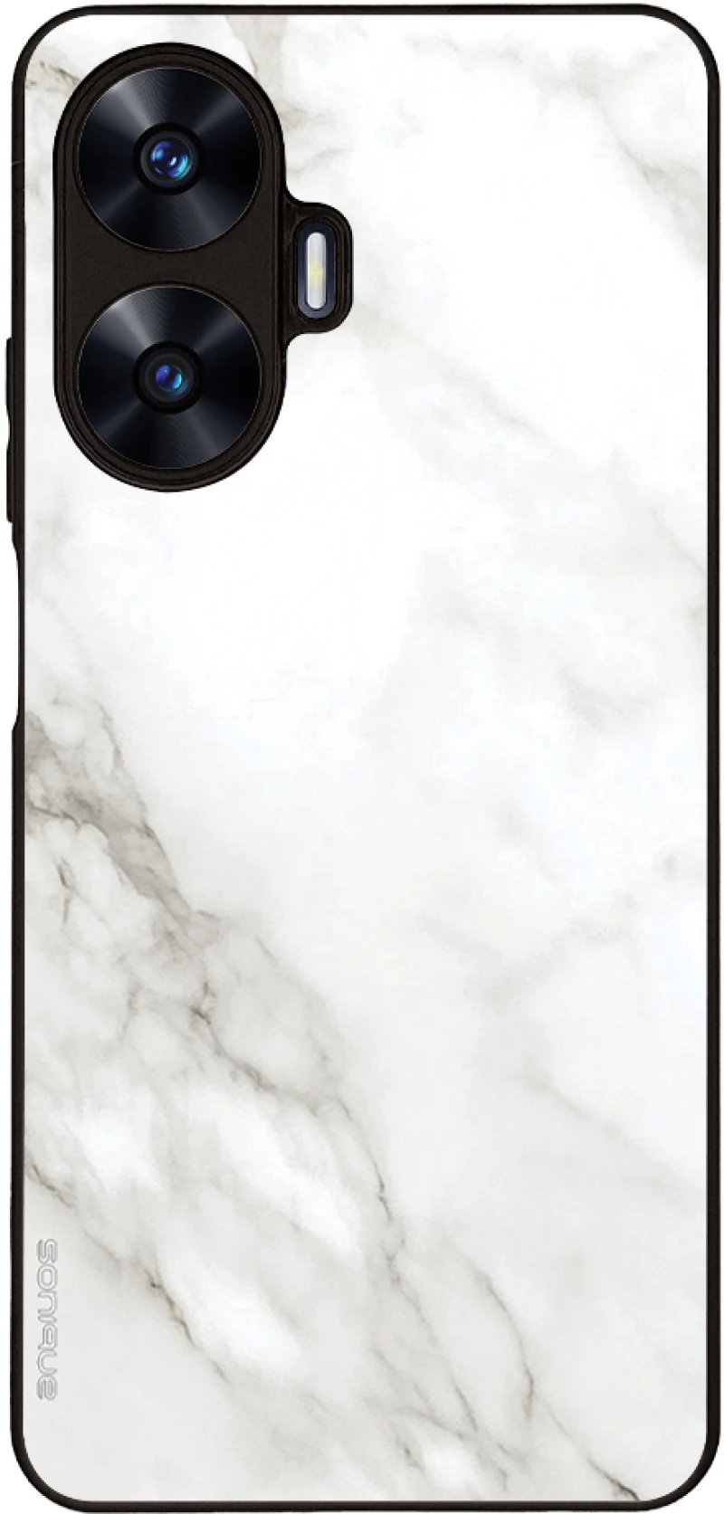 Θήκη Sonique Marble Series για Realme C55 Λευκό