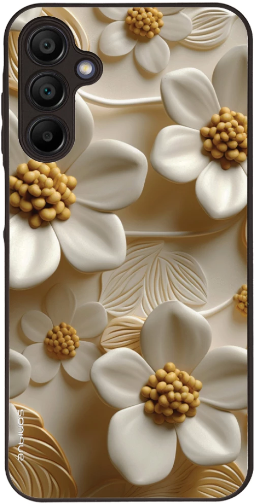 Θήκη Sonique 3D Flower Series για Samsung Galaxy A15 4G / Galaxy A15 5G Λευκό