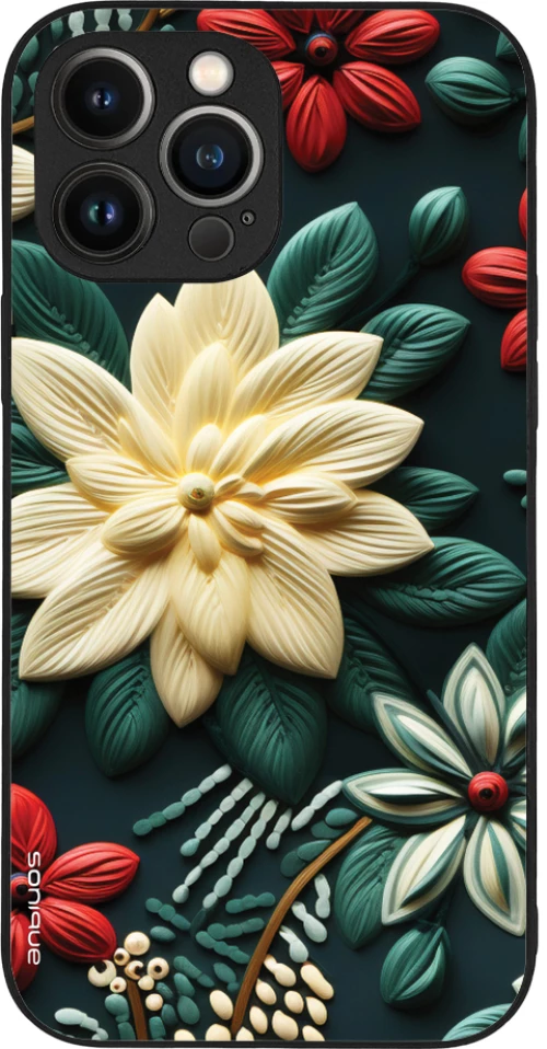 Θήκη Sonique 3D Flower Series για Apple iPhone 13 Pro Max Πράσινο