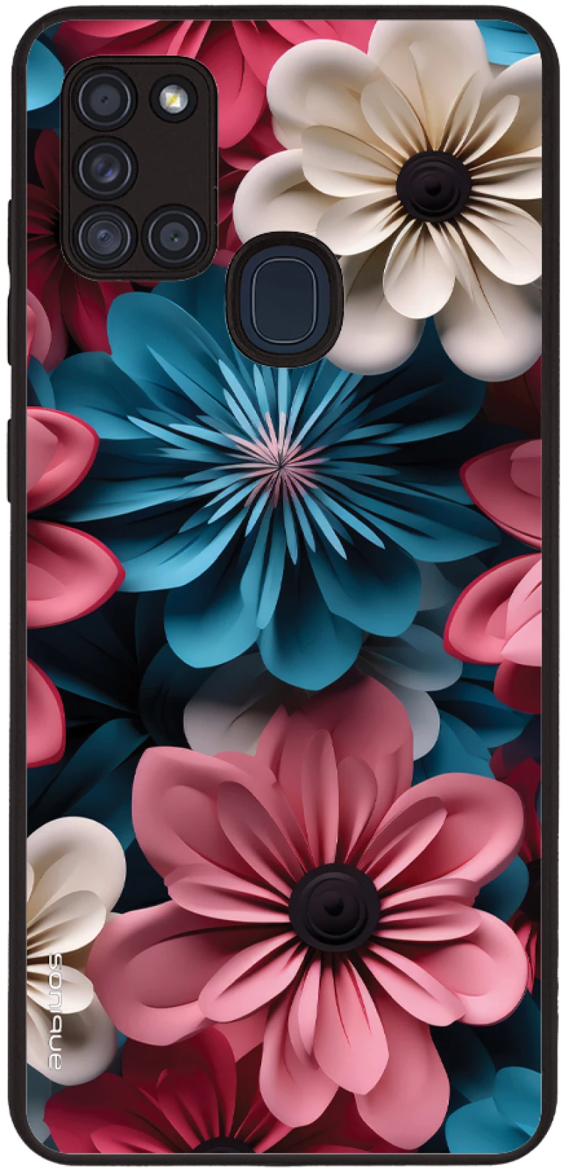 Θήκη Sonique 3D Flower Series για Samsung Galaxy A21s Ροζ 01