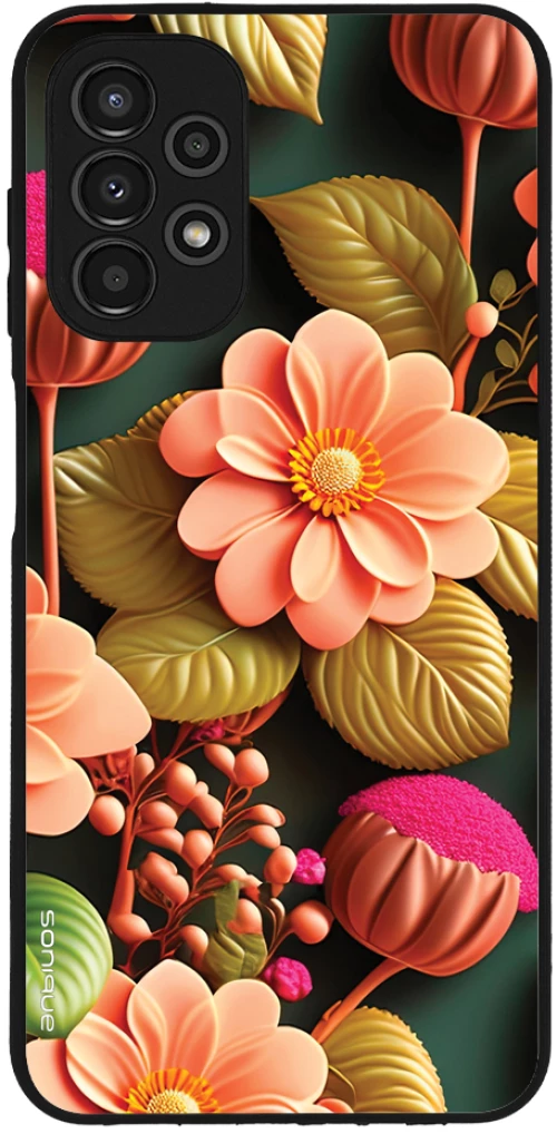 Θήκη Sonique 3D Flower Series για Samsung Galaxy A13 4G Σομόν