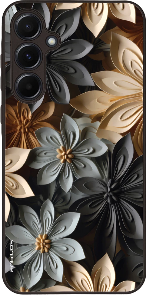 Θήκη Sonique 3D Flower Series για Samsung Galaxy A55 5G Γκρι