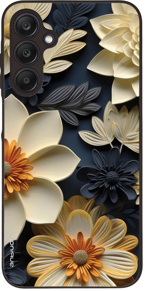 Θήκη Sonique 3D Flower Series για Samsung Galaxy A25 5G Εκρού