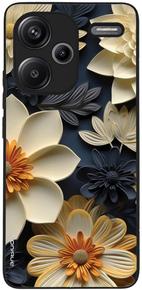 Θήκη Sonique 3D Flower Series για Xiaomi Redmi Note 13 Pro Plus 5G Εκρού