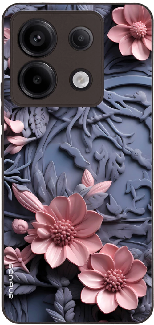 Θήκη Sonique 3D Flower Series για Xiaomi Redmi Note 13 Pro 5G / Poco X6 5G Ροζ 02
