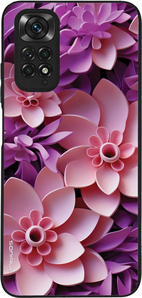Θήκη Sonique 3D Flower Series για Xiaomi Redmi Note 11 4G / Redmi Note 11S Ροζ