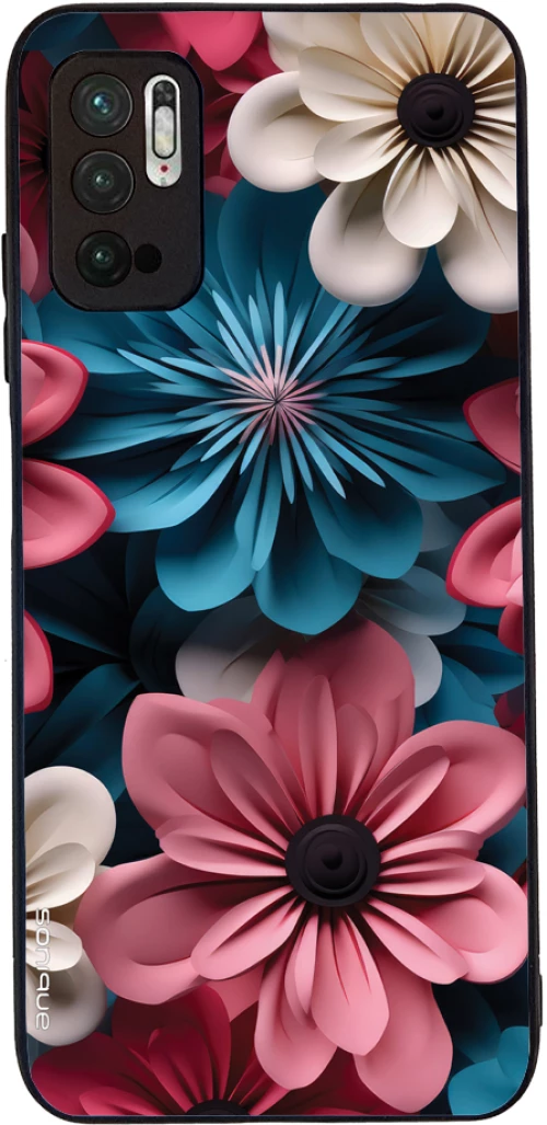 Θήκη Sonique 3D Flower Series για Xiaomi Redmi Note 10 5G / Poco M3 Pro 5G Ροζ 01