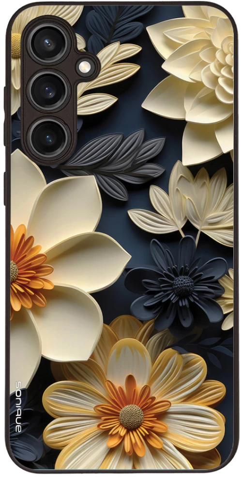 Θήκη Sonique 3D Flower Series για Samsung Galaxy S23 FE Εκρού
