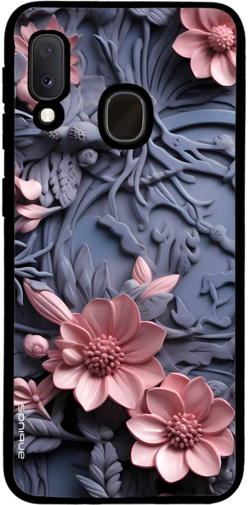 Θήκη Sonique 3D Flower Series για Samsung Galaxy A20e Ροζ 02