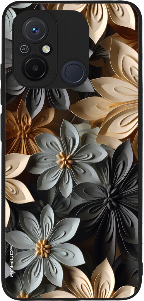Θήκη Sonique 3D Flower Series για Xiaomi Redmi 12C Γκρι