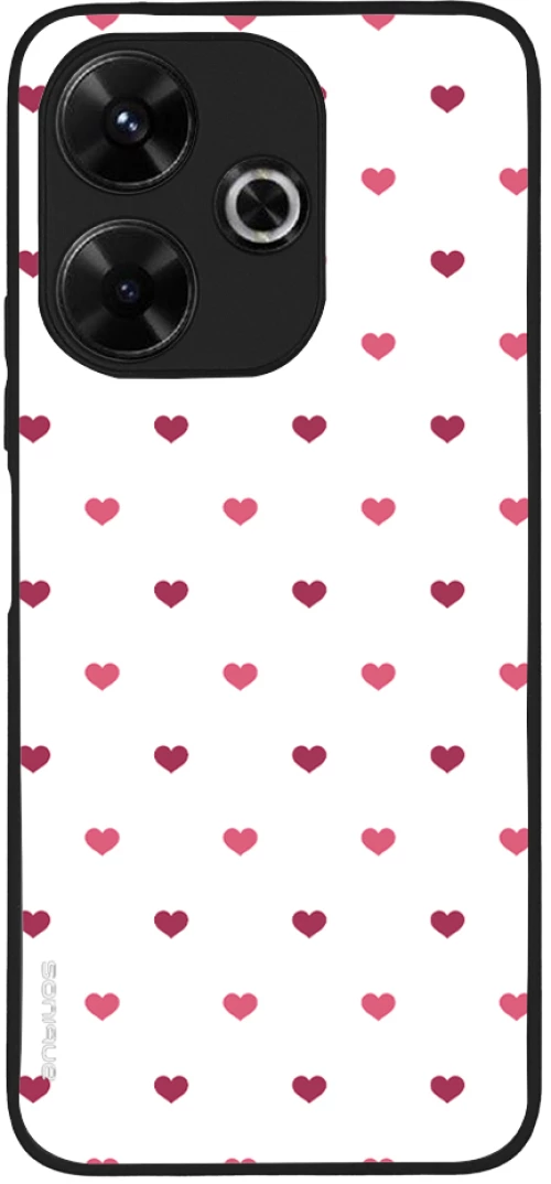 Θήκη Sonique Heart Series για Xiaomi Redmi 13 4G / Poco M6 4G Λευκό 01