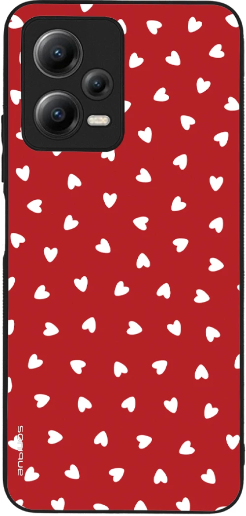 Θήκη Sonique Heart Series για Xiaomi Redmi Note 12 5G / Poco X5 5G Κόκκινο