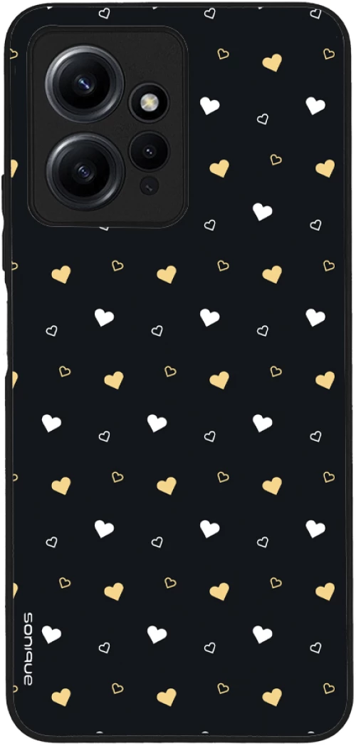 Θήκη Sonique Heart Series για Xiaomi Redmi Note 12 4G Μαύρο 01