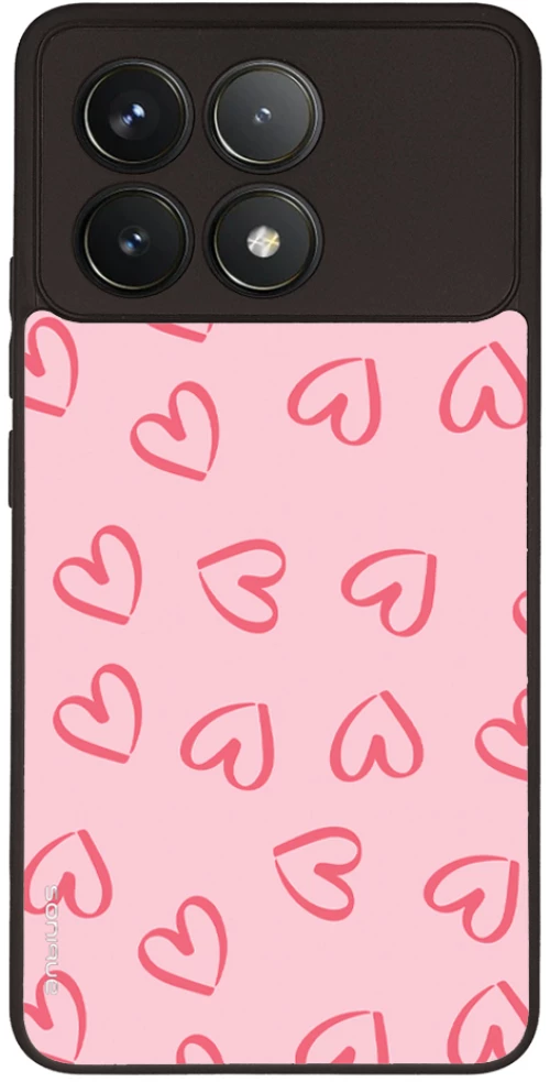 Θήκη Sonique Heart Series για Xiaomi Poco F6 Pro 5G Ροζ