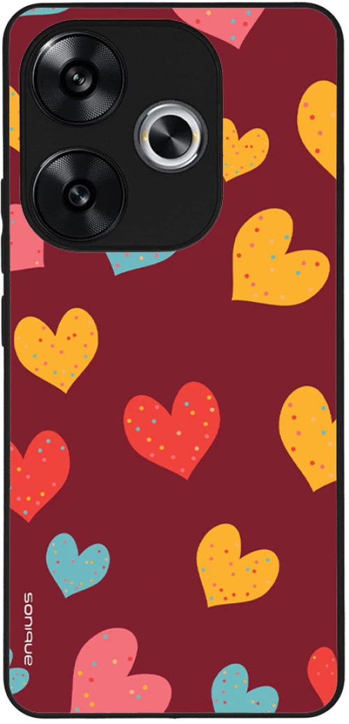Θήκη Sonique Heart Series για Xiaomi Poco F6 5G Μπορντώ