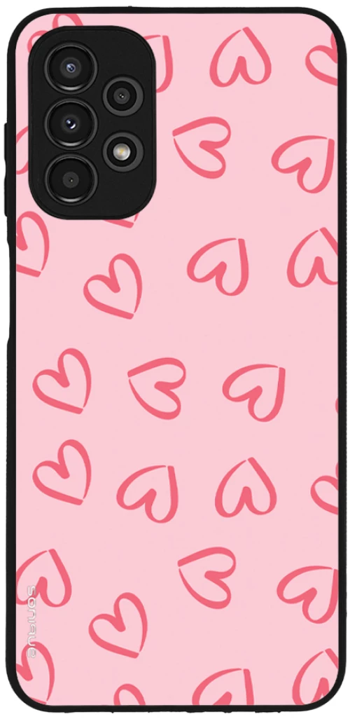 Θήκη Sonique Heart Series για Samsung Galaxy A13 4G Ροζ