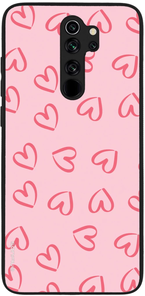 Θήκη Sonique Heart Series για Xiaomi Redmi Note 8 Pro Ροζ