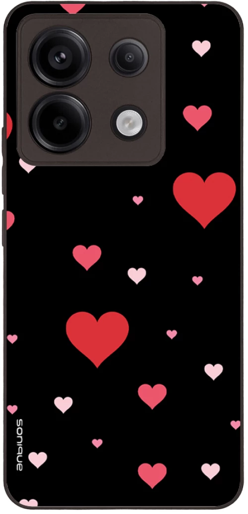 Θήκη Sonique Heart Series για Xiaomi Redmi Note 13 Pro 5G / Poco X6 5G Μαύρο