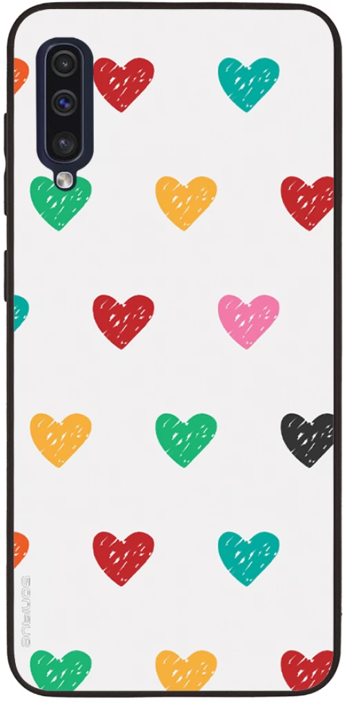 Θήκη Sonique Heart Series για Samsung Galaxy A50 / Galaxy A50S / Galaxy A30S Λευκό 02