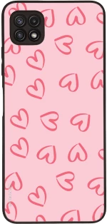 Θήκη Sonique Heart Series για Samsung Galaxy A22 5G Ροζ