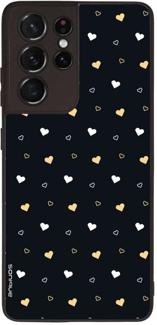Θήκη Sonique Heart Series για Samsung Galaxy S21 Ultra Μαύρο 01