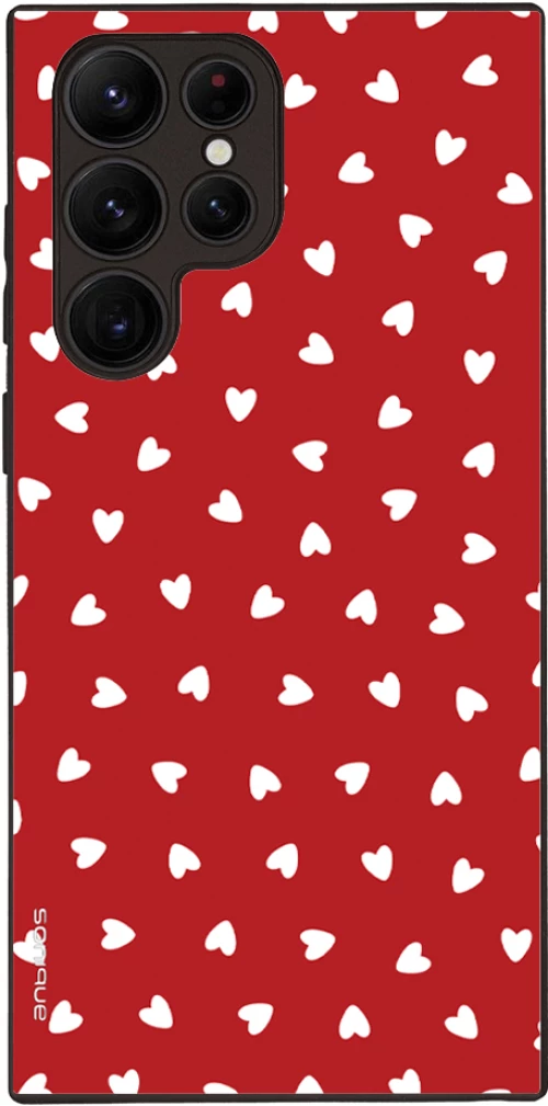 Θήκη Sonique Heart Series για Samsung Galaxy S22 Ultra Κόκκινο