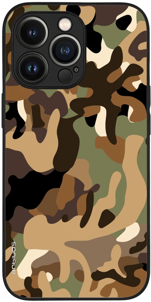 Θήκη Sonique Camouflage Army Series για Apple iPhone 13 Pro Καφέ