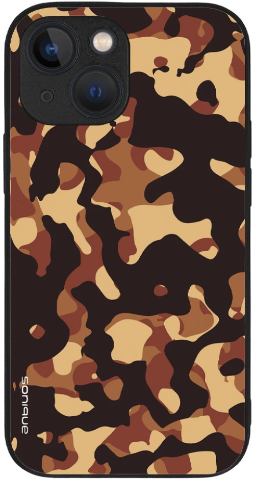 Θήκη Sonique Camouflage Army Series για Apple iPhone 13 Mini Καφέ 01
