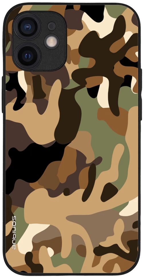 Θήκη Sonique Camouflage Army Series για Apple iPhone 12 mini Καφέ