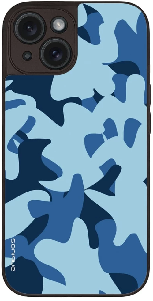 Θήκη Sonique Camouflage Army Series για Apple iPhone 15 Μπλε