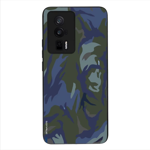 Θήκη Sonique Camouflage Army Series για Xiaomi Poco F5 Pro 5G Μπλε 01
