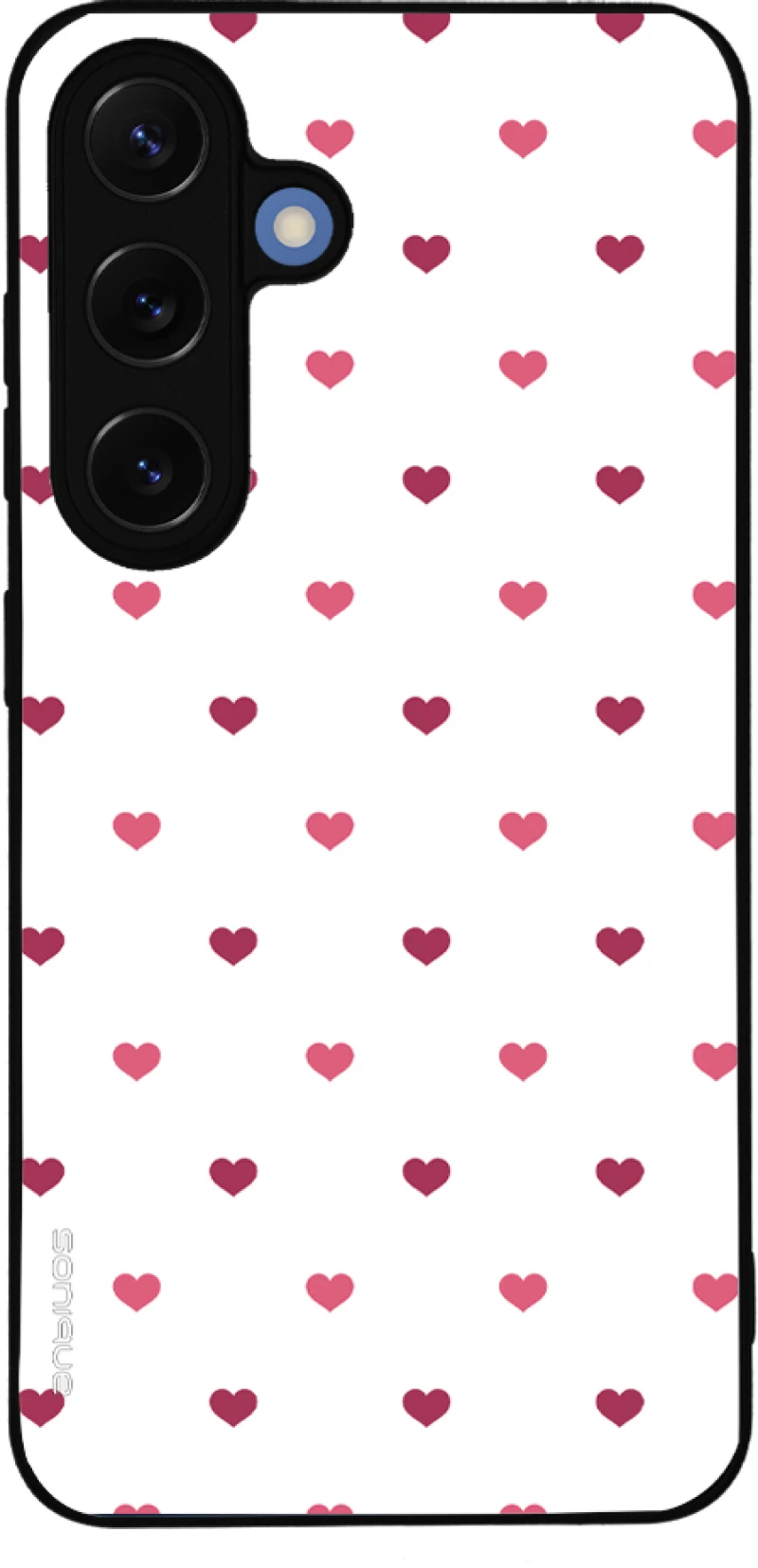 Θήκη Sonique Heart Series για Samsung Galaxy S25 Λευκό 01