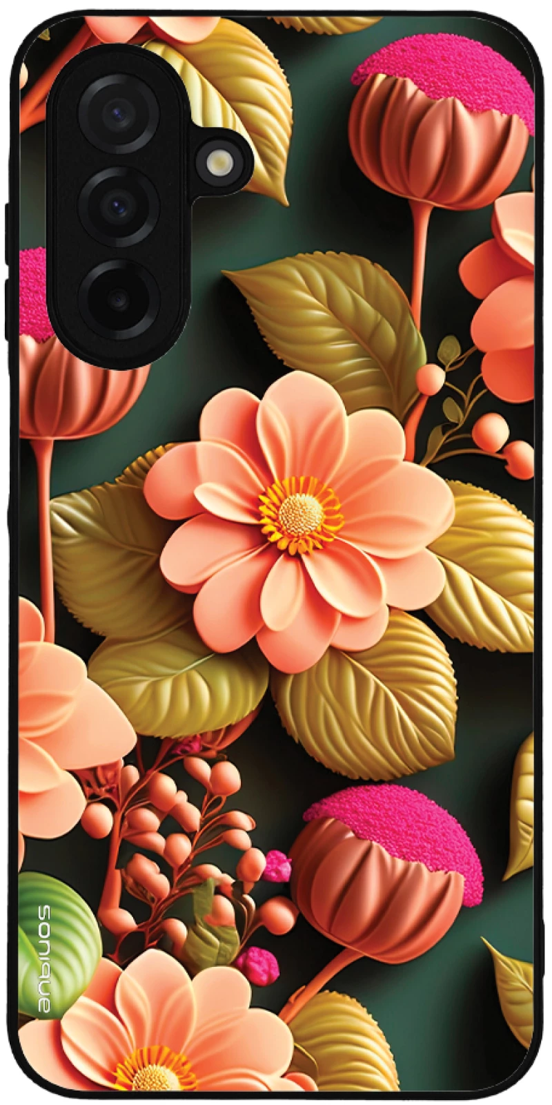 Θήκη Sonique 3D Flower Series για Samsung Galaxy A26 5G Σομόν