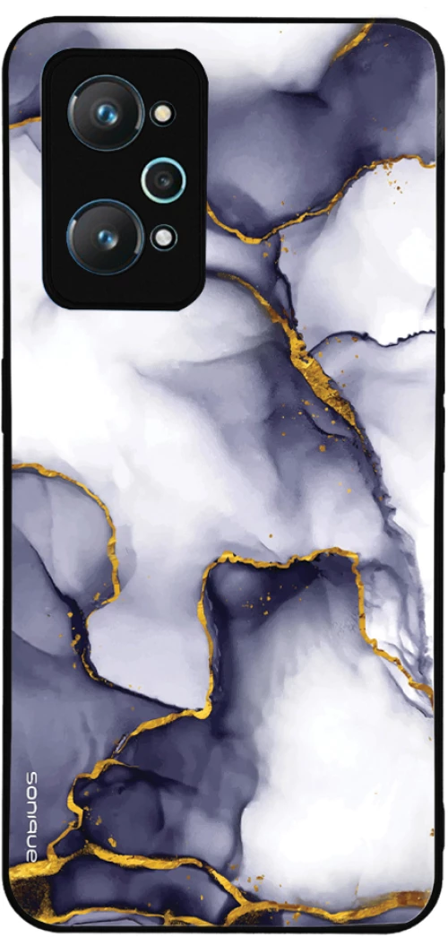 Θήκη Sonique Marble Series για Realme GT Neo 2 5G / Realme GT 2 5G / Realme GT Neo 3T 5G Μωβ Γκρι