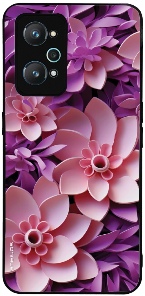 Θήκη Sonique 3D Flower Series για Realme GT Neo 2 5G / Realme GT 2 5G / Realme GT Neo 3T 5G Ροζ