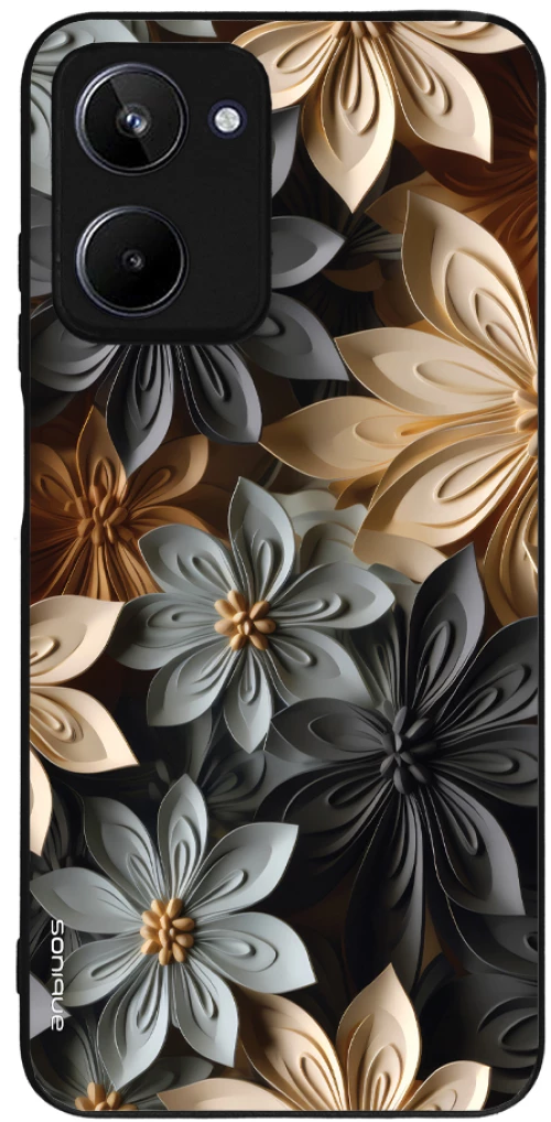Θήκη Sonique 3D Flower Series για Realme 10 4G Γκρι