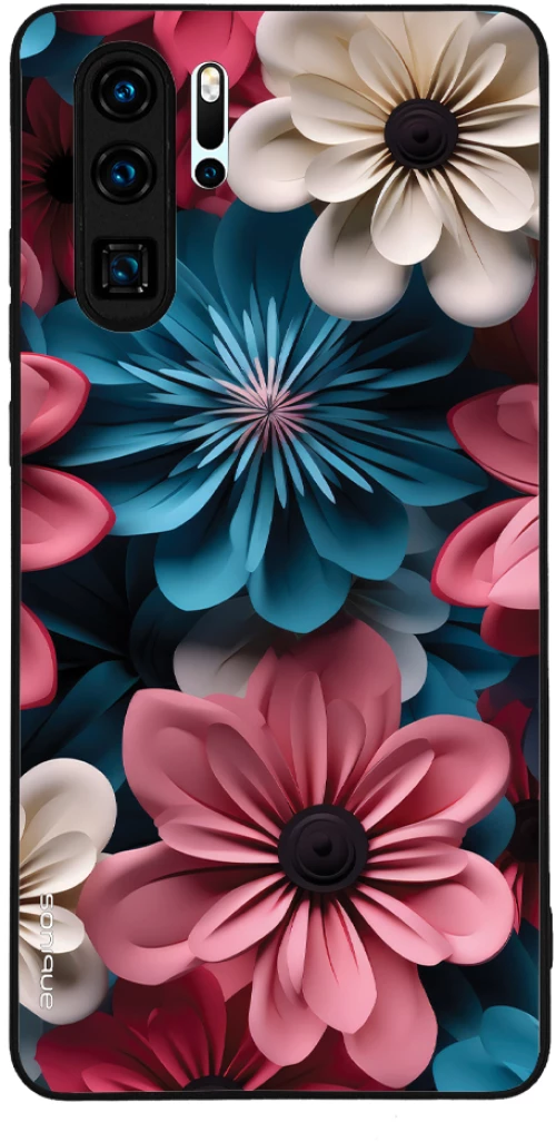 Θήκη Sonique 3D Flower Series για Huawei P30 Pro Ροζ 01