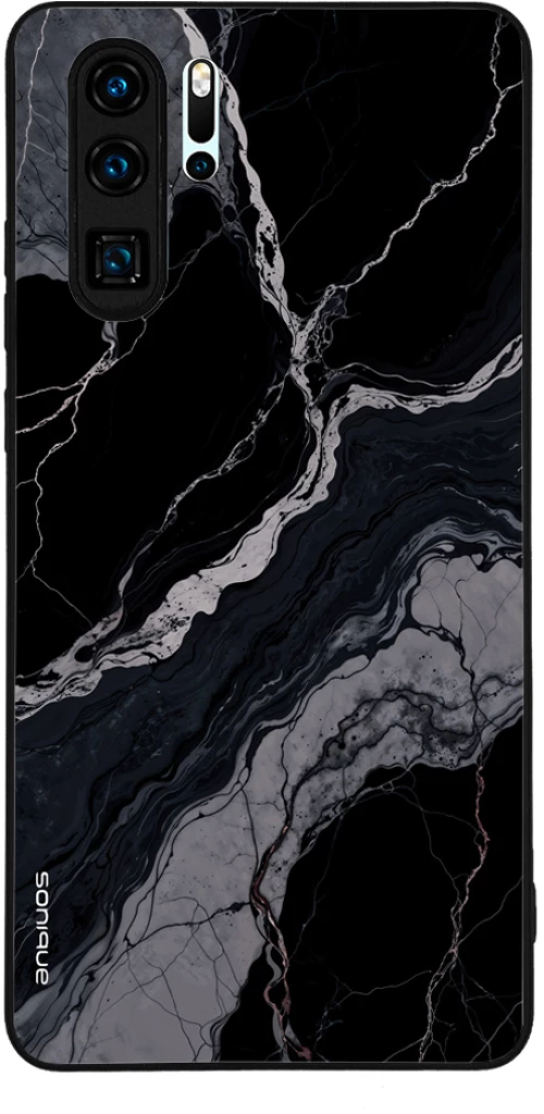 Θήκη Sonique Marble Series για Huawei P30 Pro Μαύρο 02