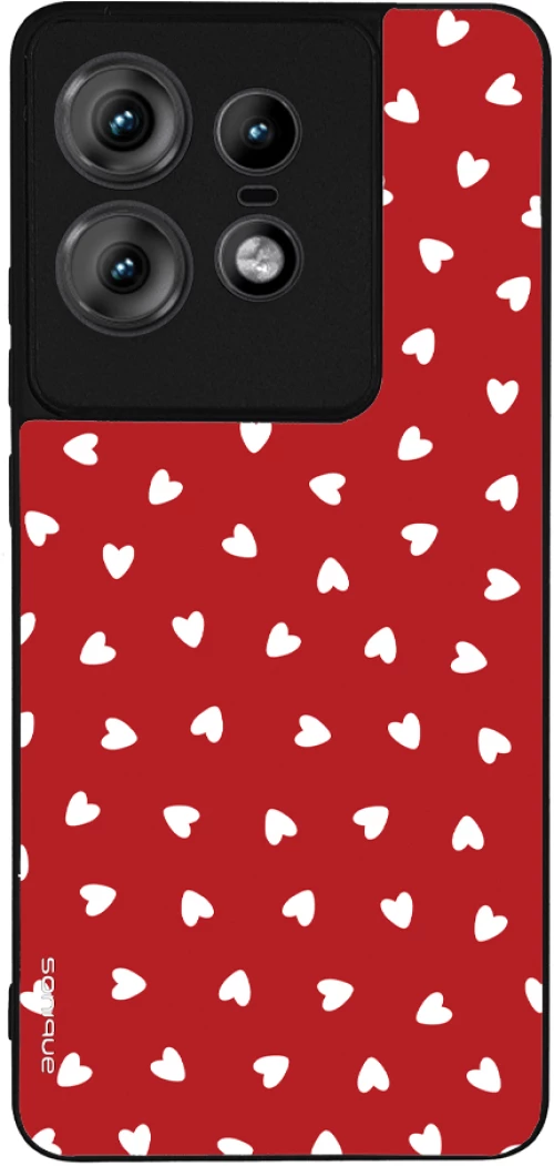 Θήκη Sonique Heart Series για Motorola Edge 50 Pro 5G Κόκκινο