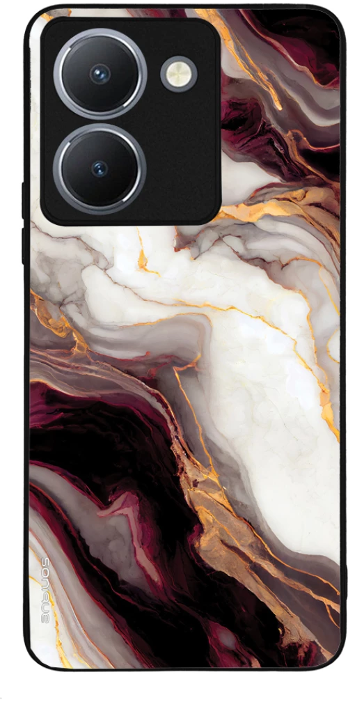 Θήκη Sonique Marble Series για VIVO Y36 4G / VIVO Y36 5G / VIVO Y27 5G / VIVO Y27s Μπορντώ