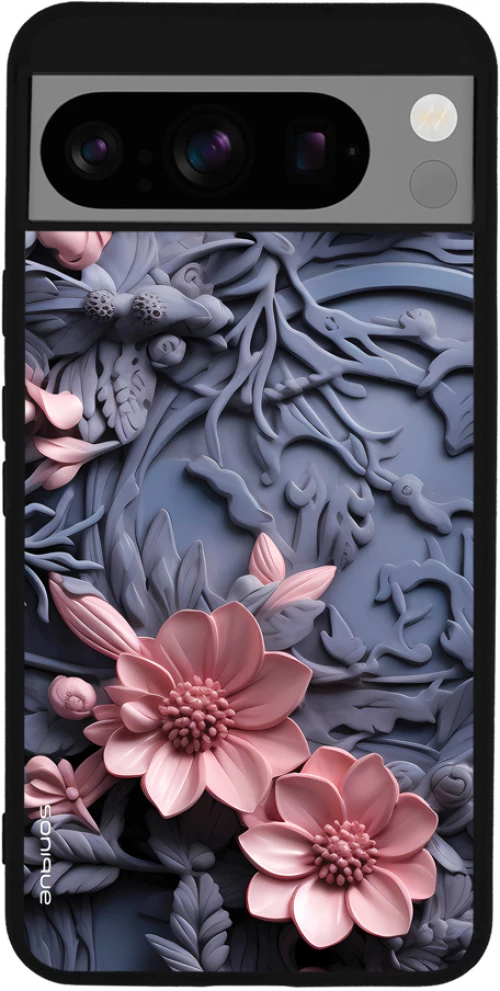 Θήκη Sonique 3D Flower Series για Google Pixel 8 Pro 5G Ροζ 02