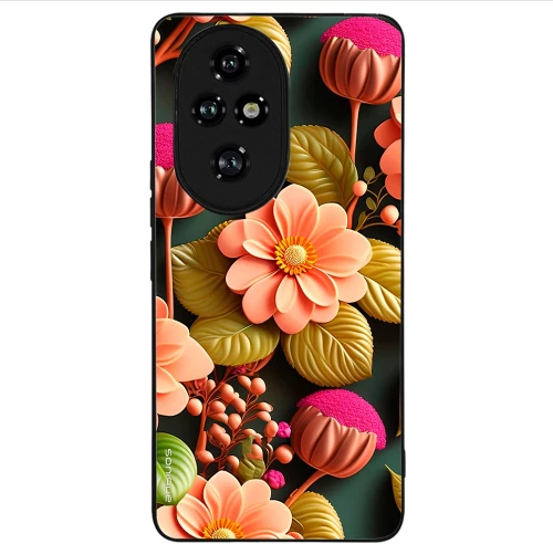 Θήκη Sonique 3D Flower Series για Honor 200 Pro 5G Σομόν