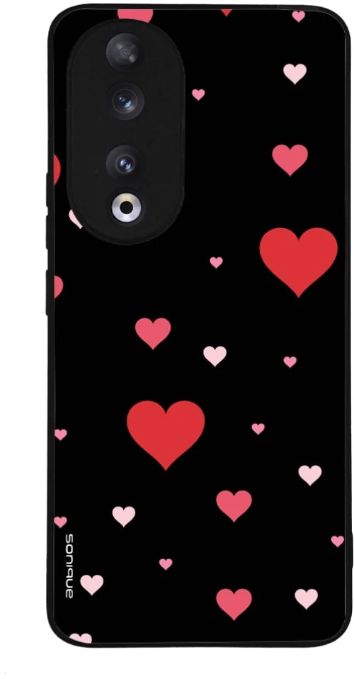 Θήκη Sonique Heart Series για Honor 90 5G Μαύρο