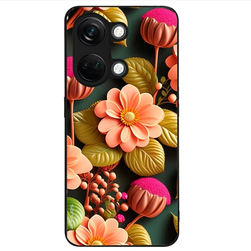Θήκη Sonique 3D Flower Series για OnePlus Nord 3 5G Σομόν