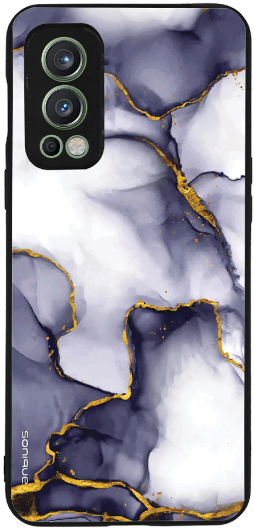 Θήκη Sonique Marble Series για OnePlus Nord 2 5G Μωβ Γκρι